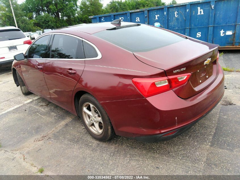 2016 Chevrolet Malibu Ls VIN: 1G1ZB5ST9GF269765 Lot: 33534582