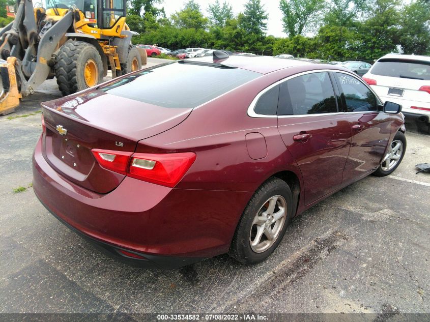 2016 Chevrolet Malibu Ls VIN: 1G1ZB5ST9GF269765 Lot: 33534582