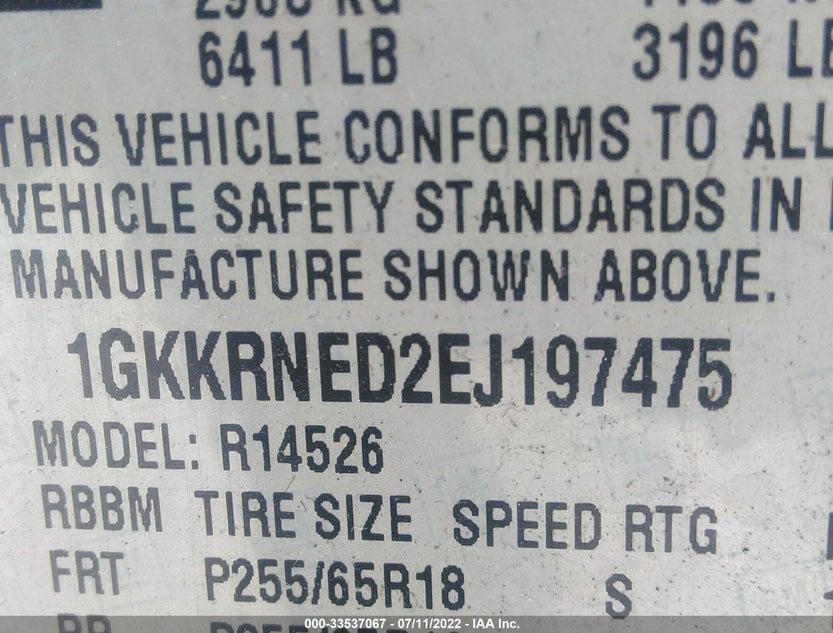 1GKKRNED2EJ197475