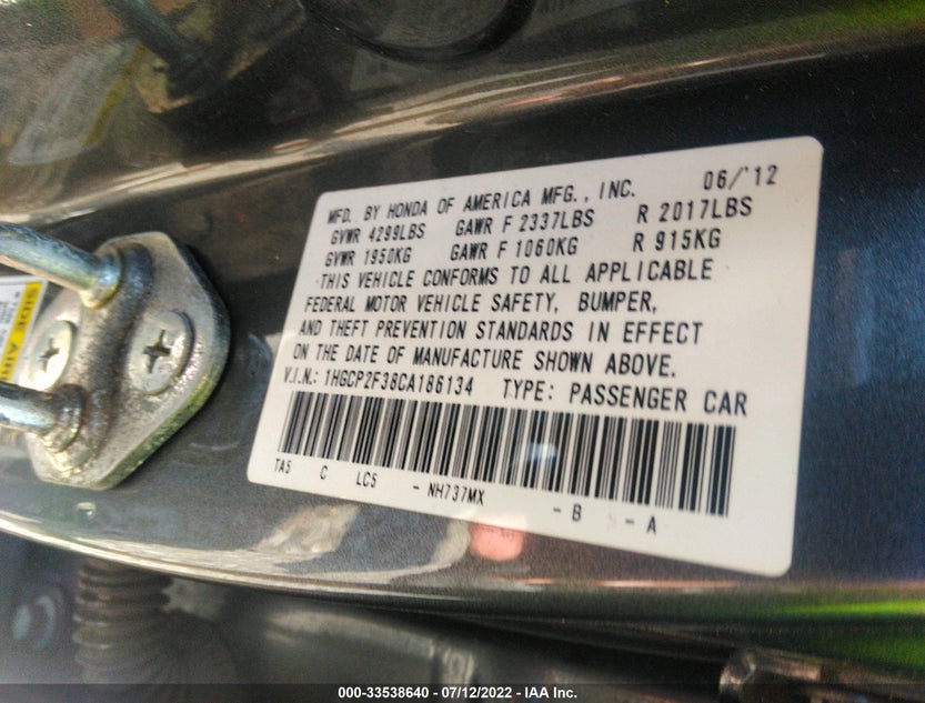 1HGCP2F38CA186134