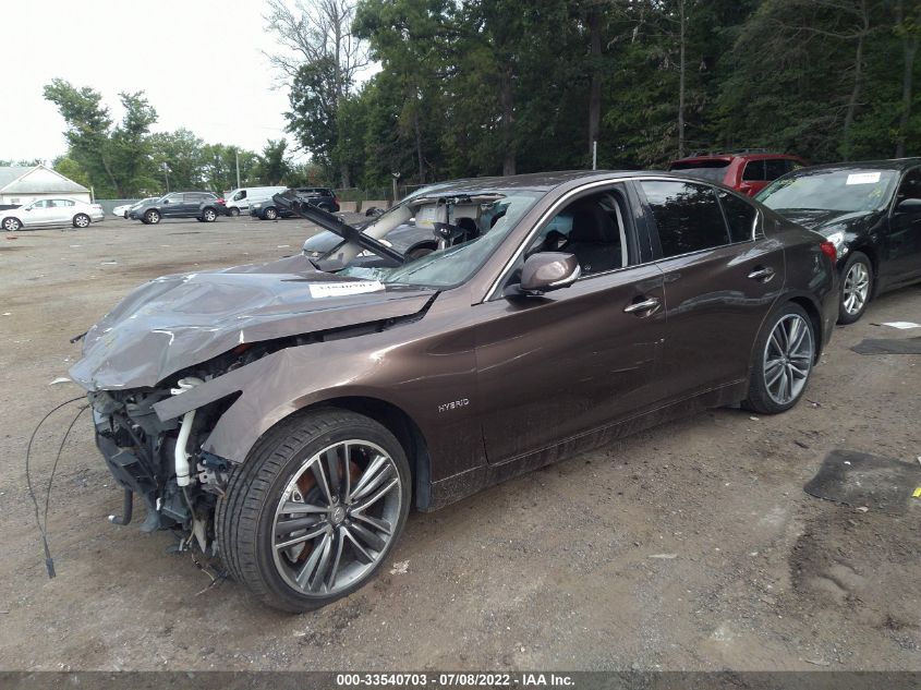 2014 Infiniti Q50 Hybrid Sport VIN: JN1AV7AR1EM700060 Lot: 33540703