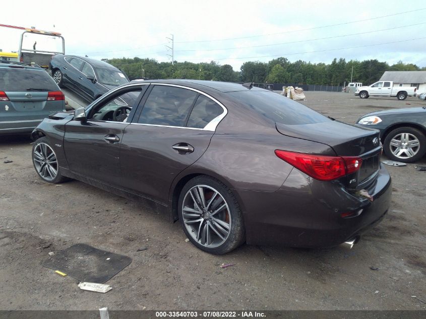 2014 Infiniti Q50 Hybrid Sport VIN: JN1AV7AR1EM700060 Lot: 33540703