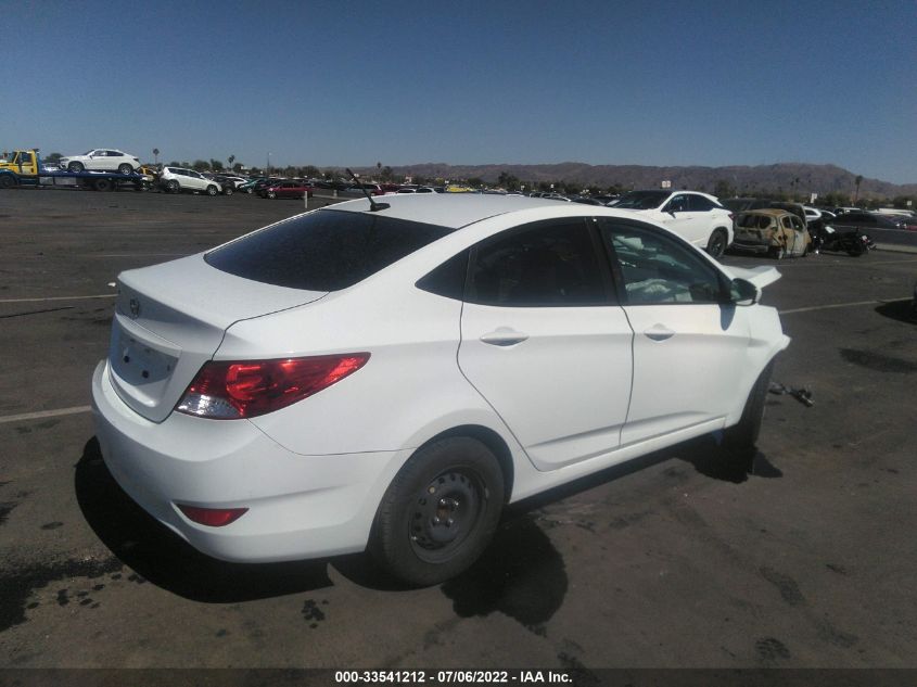 2014 Hyundai Accent Gls VIN: KMHCU4AE6EU764871 Lot: 33541212