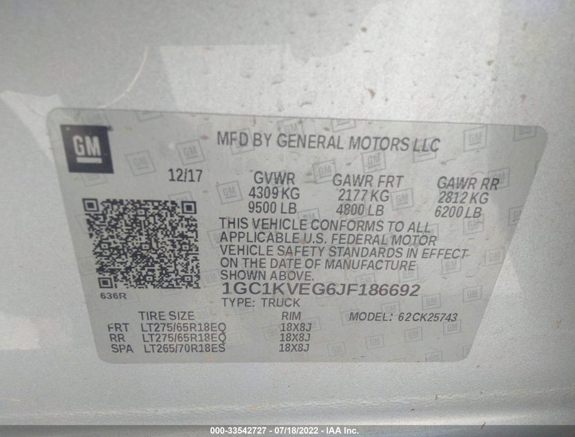 1GC1KVEG6JF186692