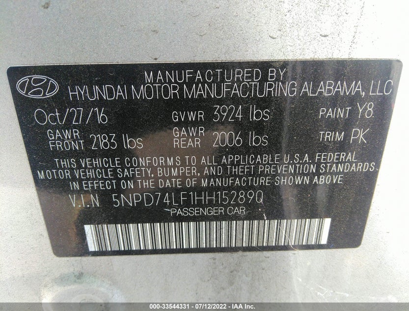 5NPD74LF1HH152890