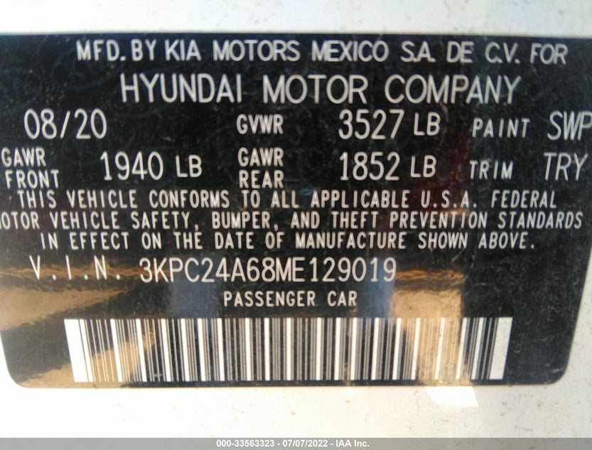 3KPC24A68ME129019