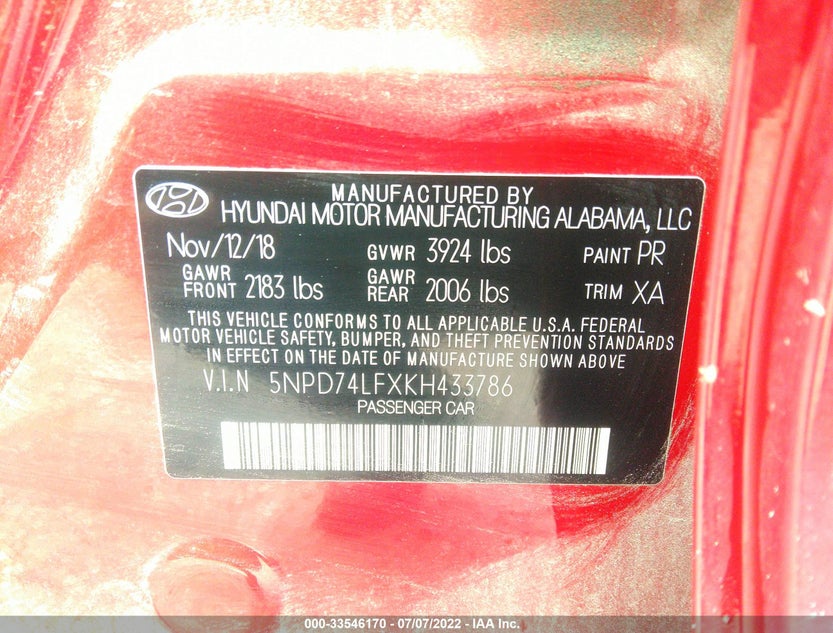 5NPD74LFXKH433786
