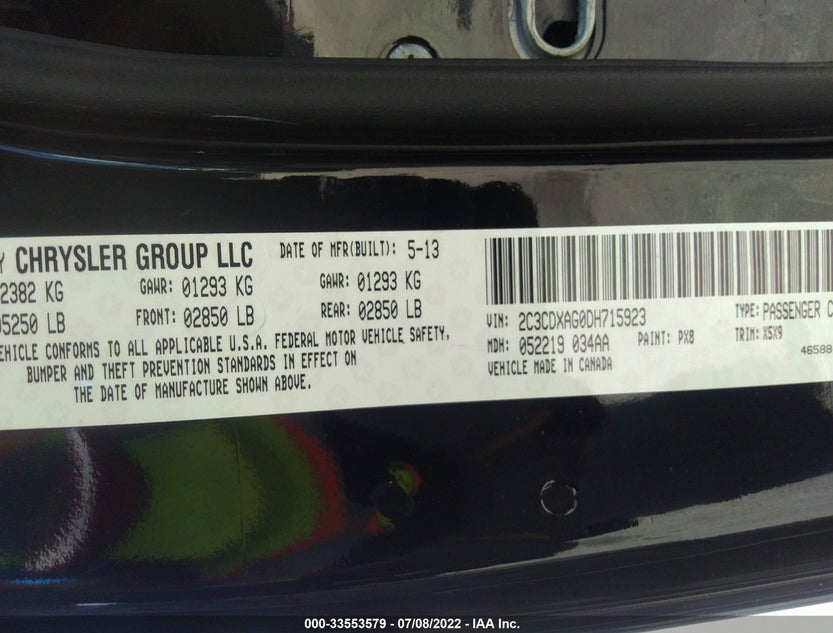 2C3CDXAG0DH715923