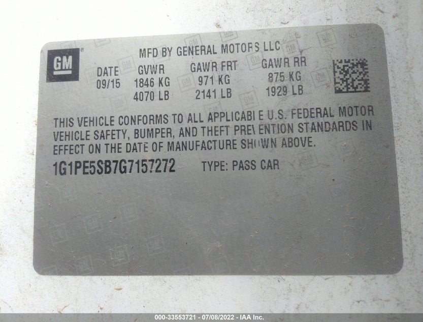 1G1PE5SB7G7157272