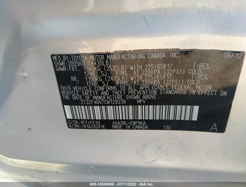 2T3ZF4DV7CW129338