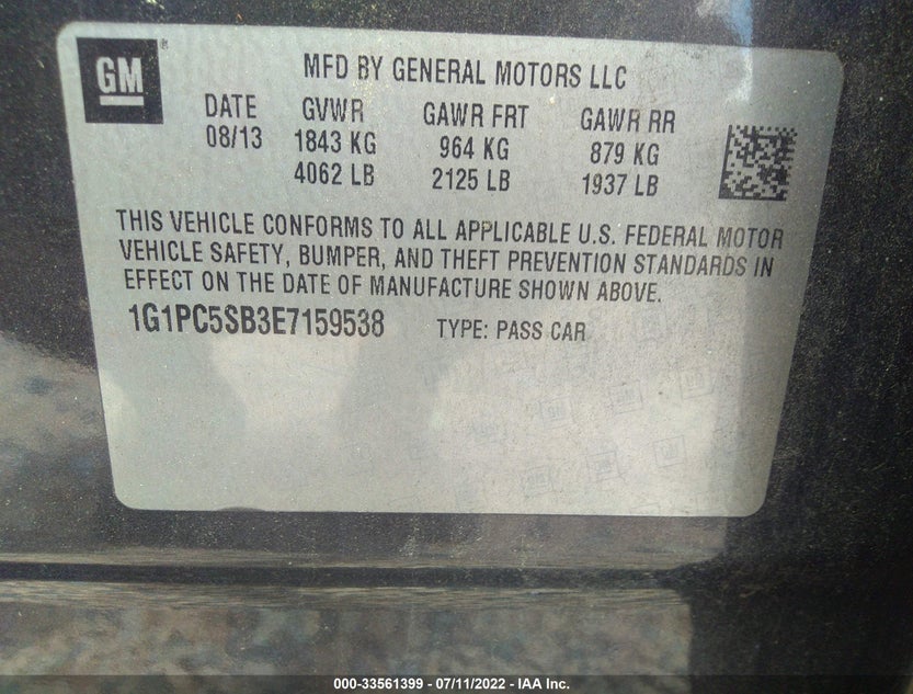 1G1PC5SB3E7159538