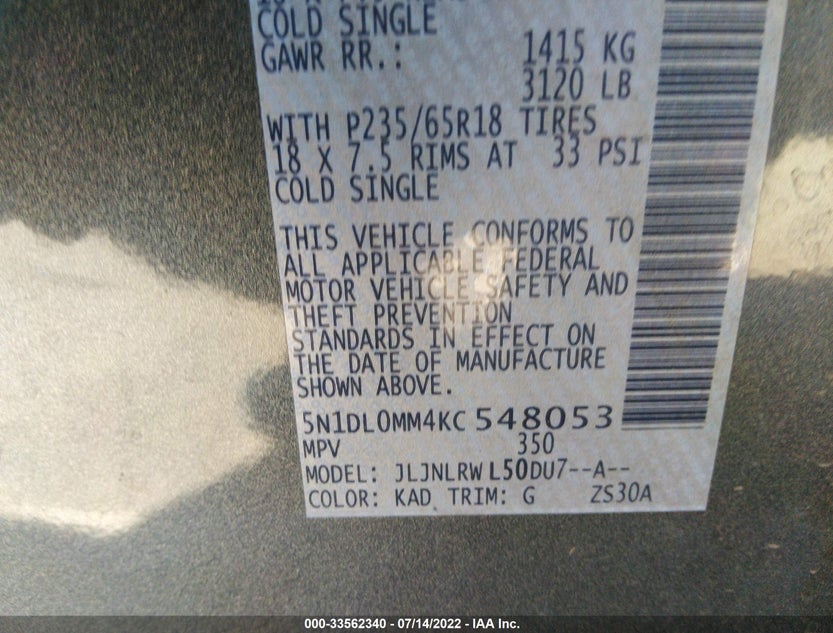 5N1DL0MM4KC548053