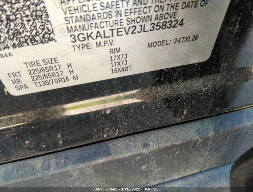 3GKALTEV2JL358324
