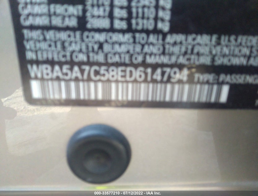 WBA5A7C58ED614794