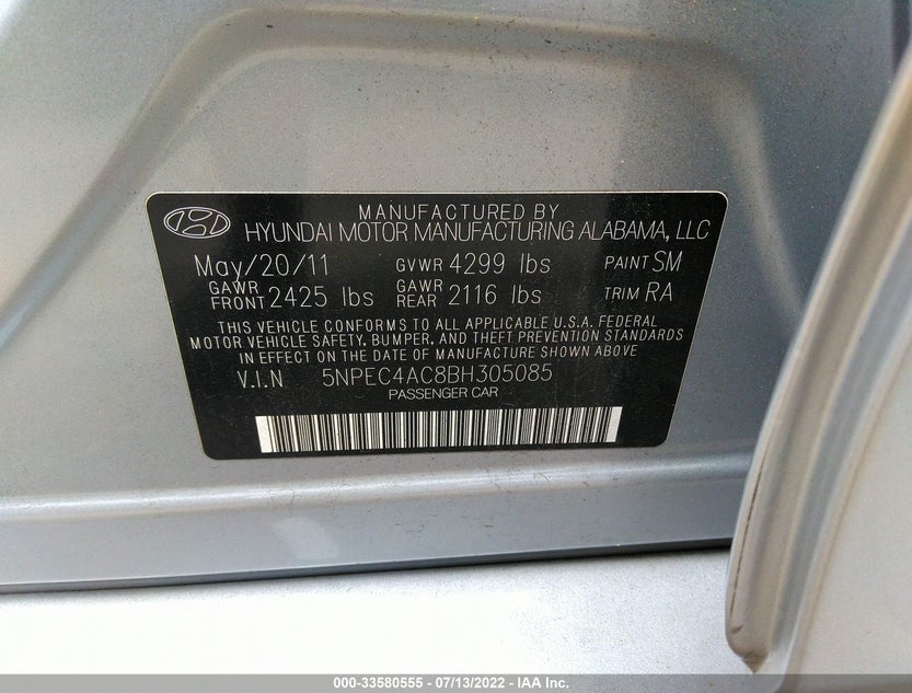 5NPEC4AC8BH305085