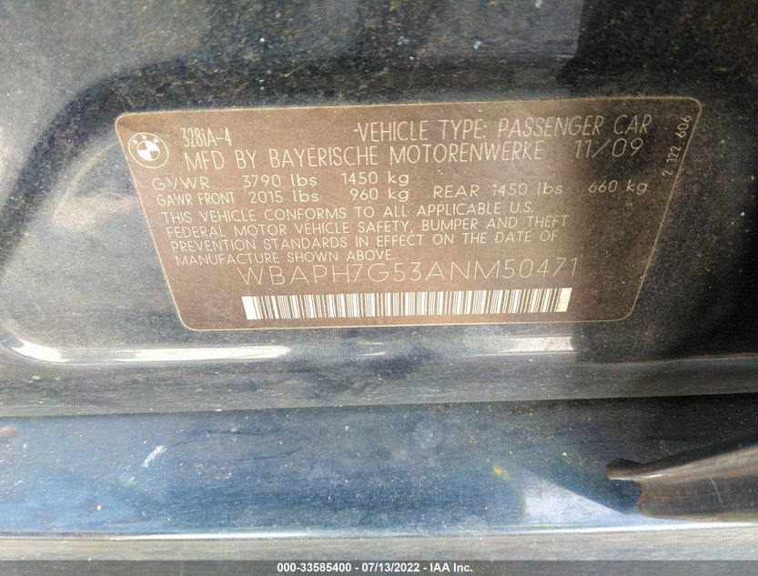 WBAPH7G53ANM50471