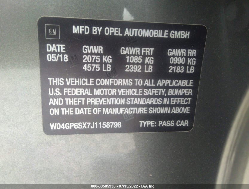 W04GP6SX7J1158798