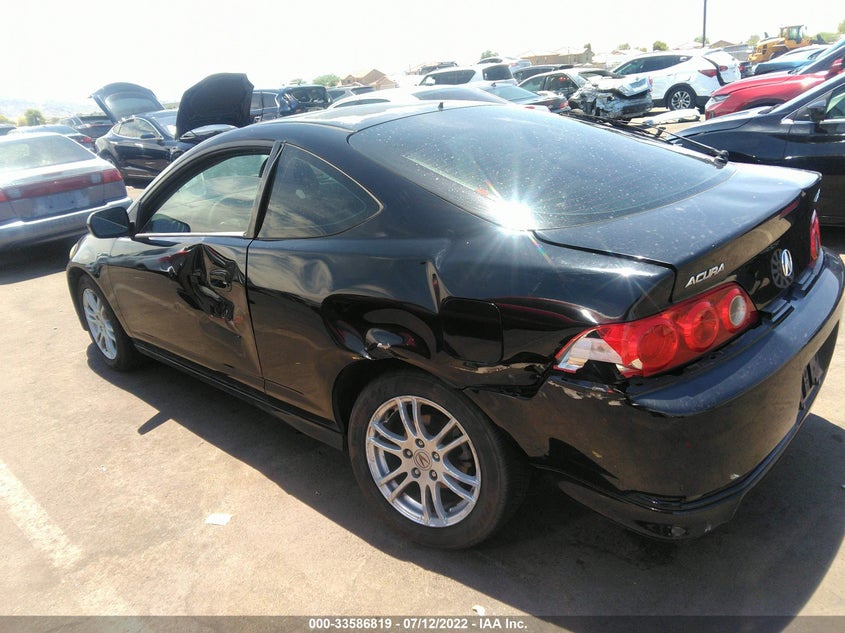 2005 Acura Rsx VIN: JH4DC54885S011814 Lot: 33586819