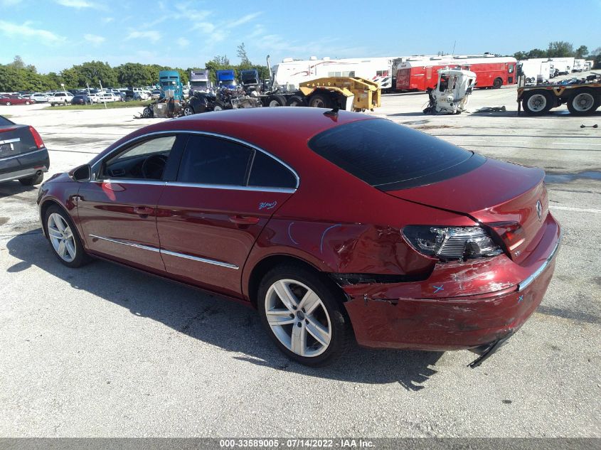 2013 Volkswagen Cc 2.0T Sport VIN: WVWBP7AN1DE558410 Lot: 33589005