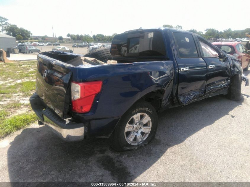 2017 Nissan Titan Sv VIN: 1N6AA1EJ6HN542126 Lot: 33589964