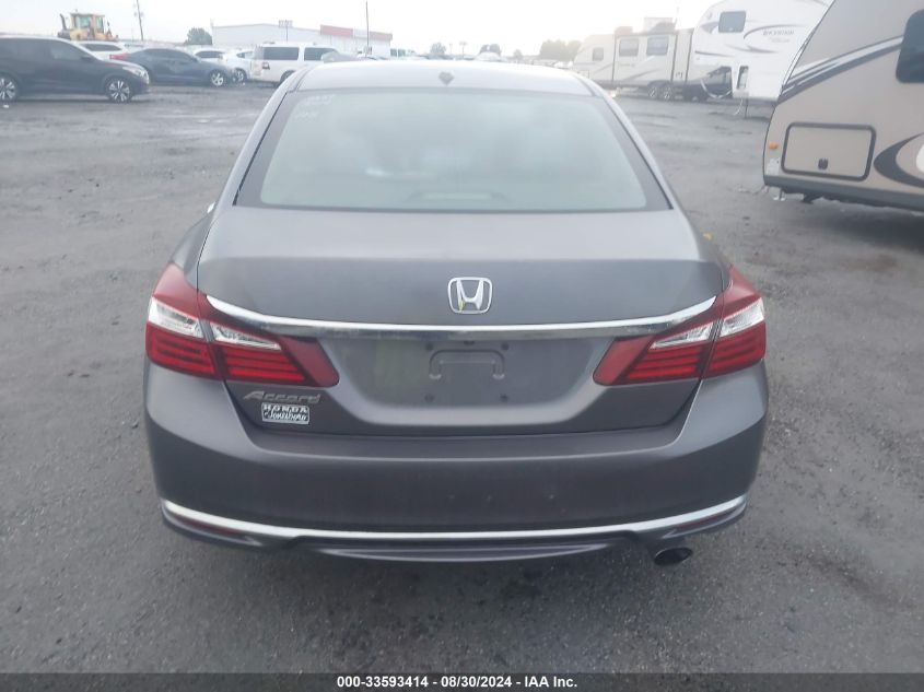 2016 Honda Accord Ex VIN: 1HGCR2F04GA174939 Lot: 33593414