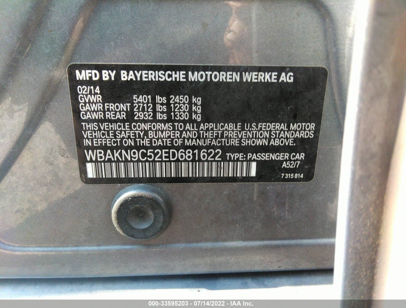 WBAKN9C52ED681622