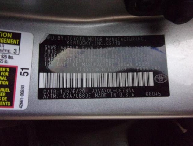 4T1B11HK9KU759707
