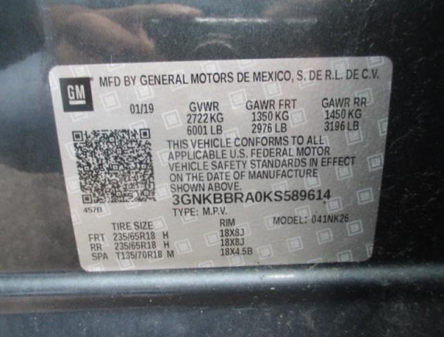 3GNKBBRA0KS589614