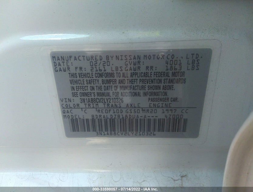3N1AB8CV2LY210326