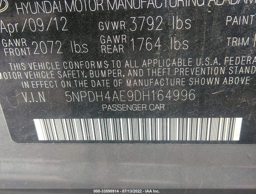 5NPDH4AE9DH164996