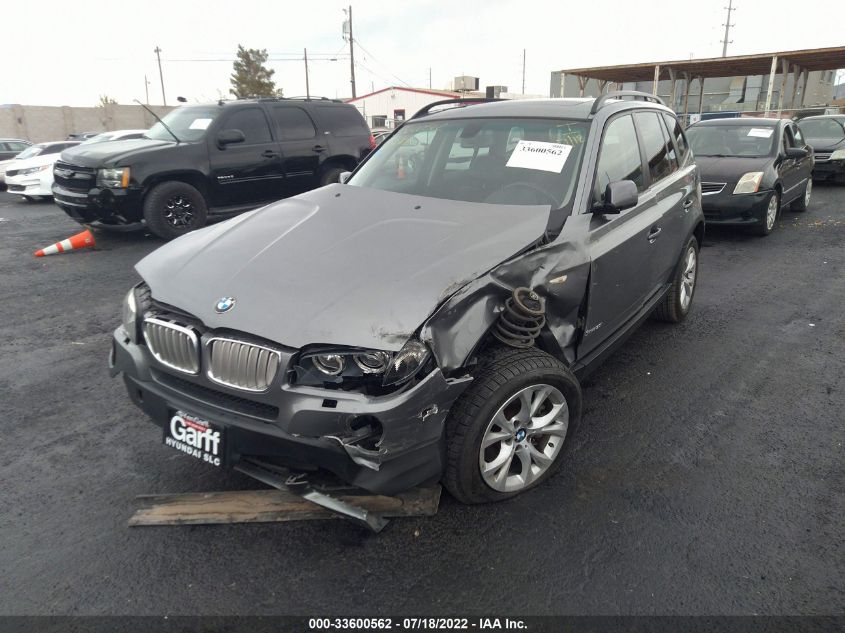 2009 BMW X3 xDrive30I VIN: WBXPC93429WJ25944 Lot: 33600562