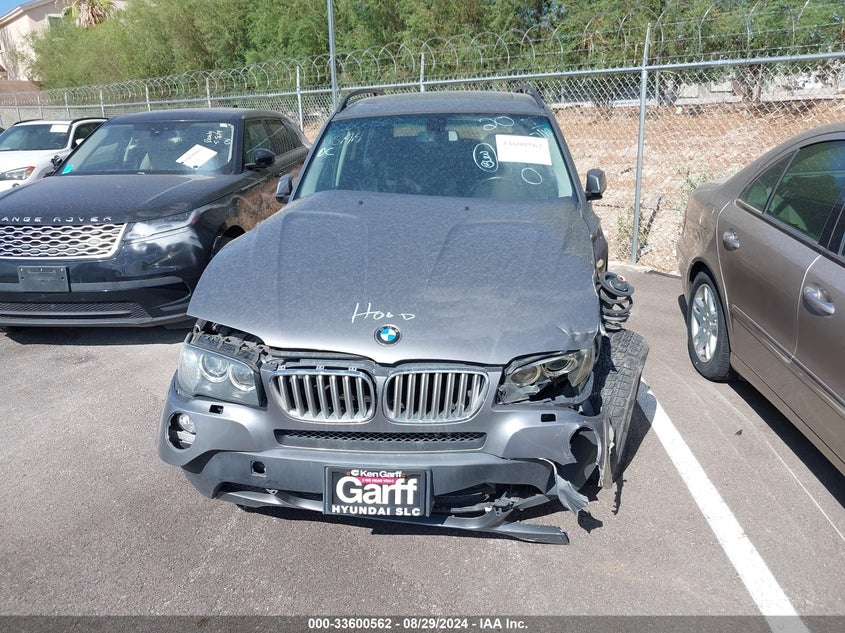 2009 BMW X3 xDrive30I VIN: WBXPC93429WJ25944 Lot: 33600562