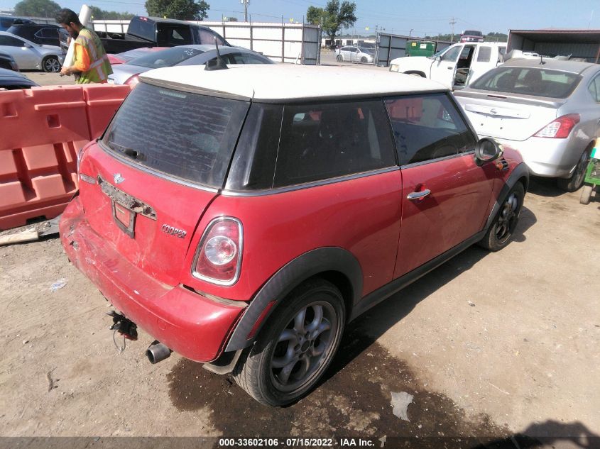 2011 Mini Cooper Hardtop VIN: WMWSU3C51BTX96861 Lot: 33602106