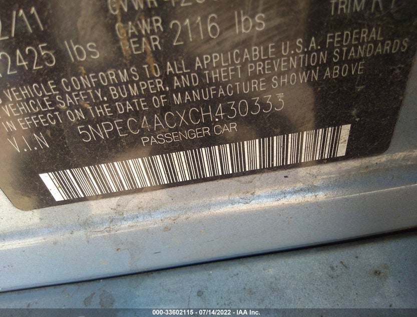 5NPEC4ACXCH430333