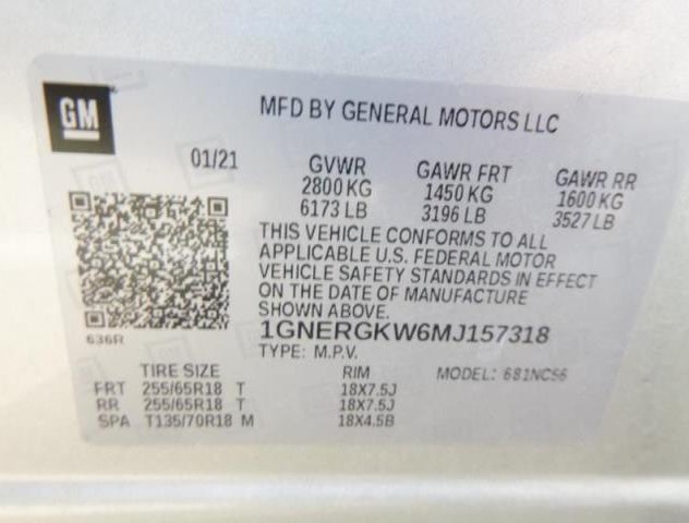 1GNERGKW6MJ157318