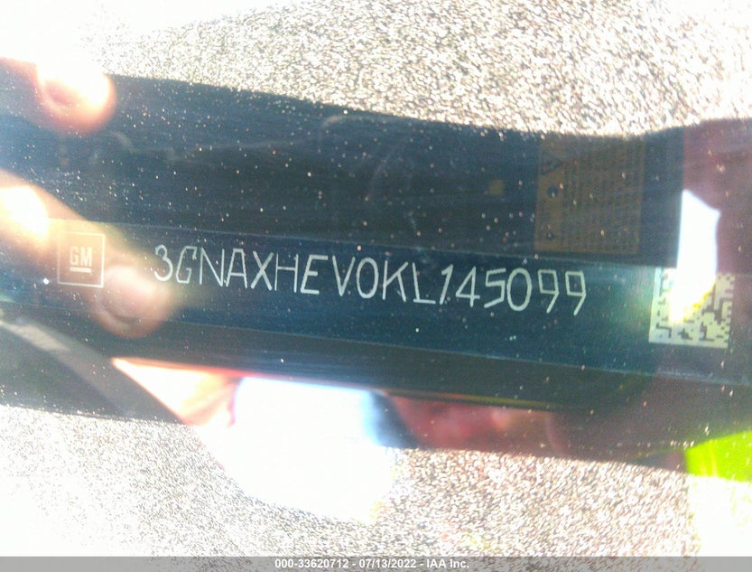 3GNAXHEV0KL145099