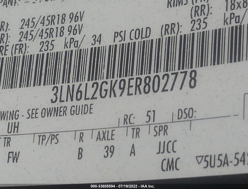 3LN6L2GK9ER802778