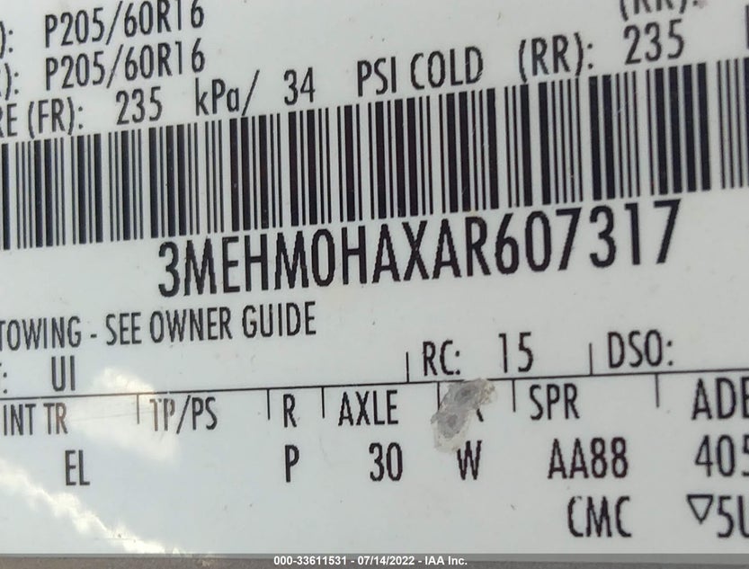 3MEHM0HAXAR607317