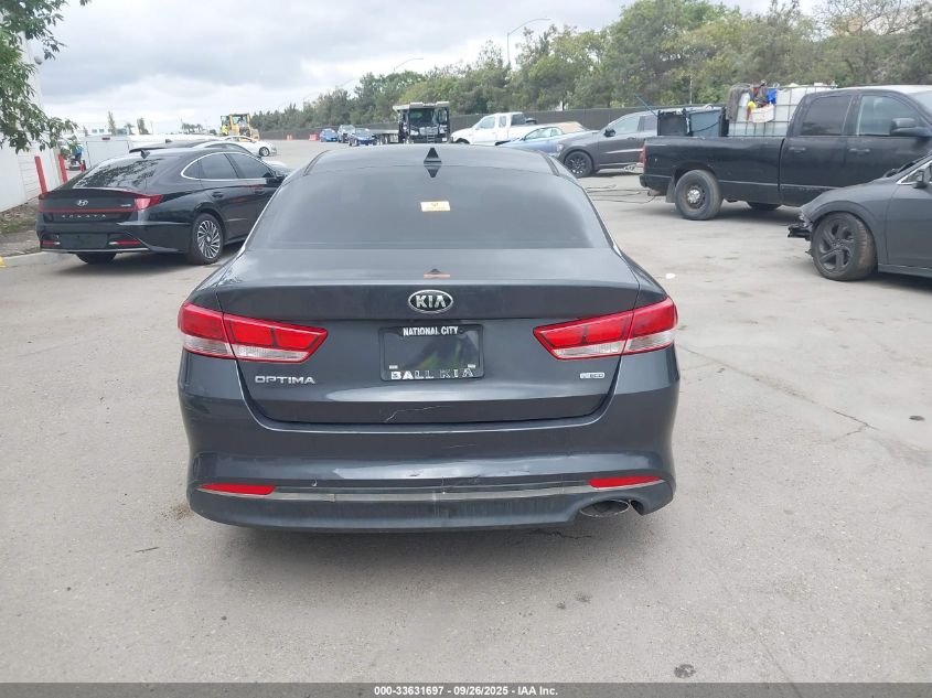 2016 Kia Optima VIN: 5XXGT4L11GG058497 Lot: 33631697