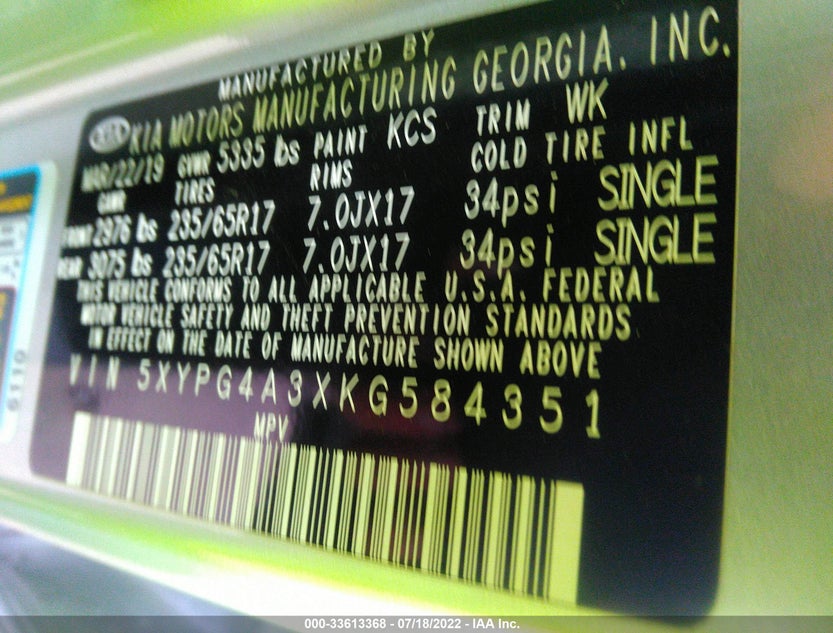 5XYPG4A3XKG584351