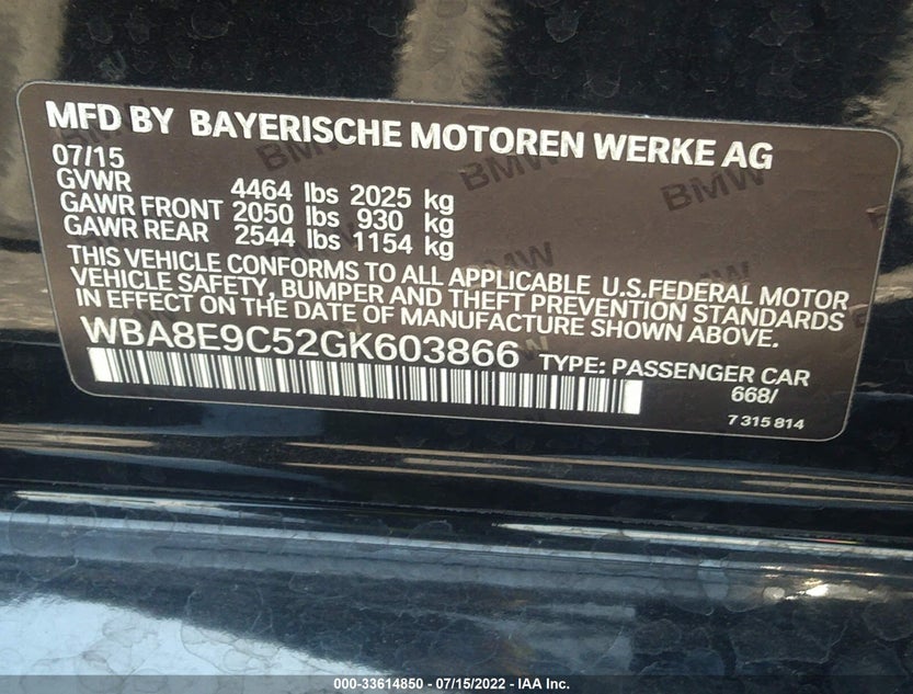 WBA8E9C52GK603866