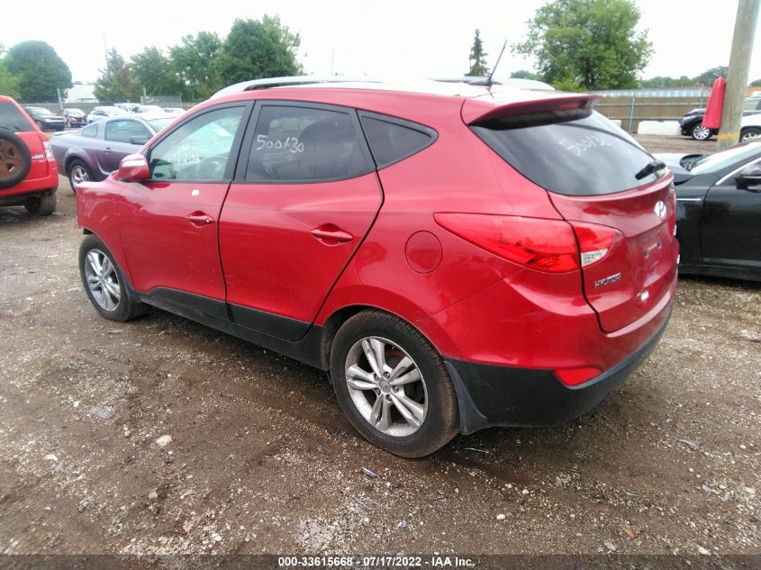 2013 Hyundai Tucson Gls VIN: KM8JUCACXDU686206 Lot: 33615668