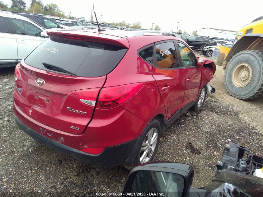 2013 Hyundai Tucson Gls VIN: KM8JUCACXDU686206 Lot: 33615668