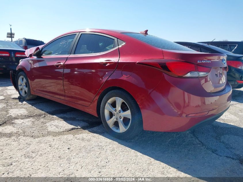 2016 Hyundai Elantra Value Edition VIN: KMHDH4AEXGU624463 Lot: 33616955