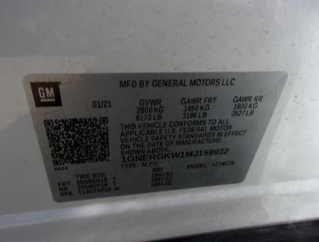 1GNERGKW1MJ159932