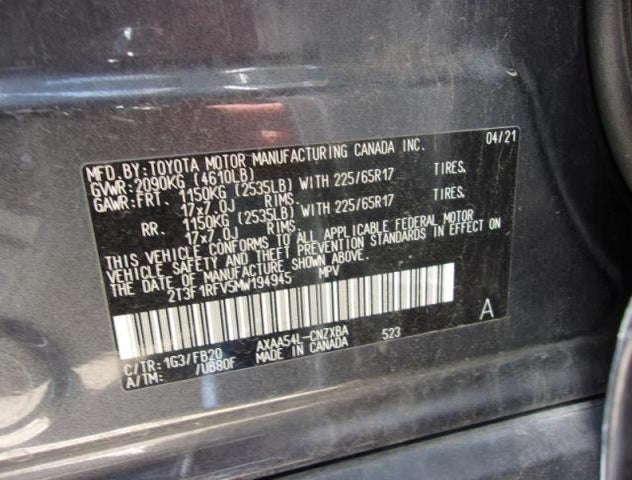 2T3F1RFV5MW194945