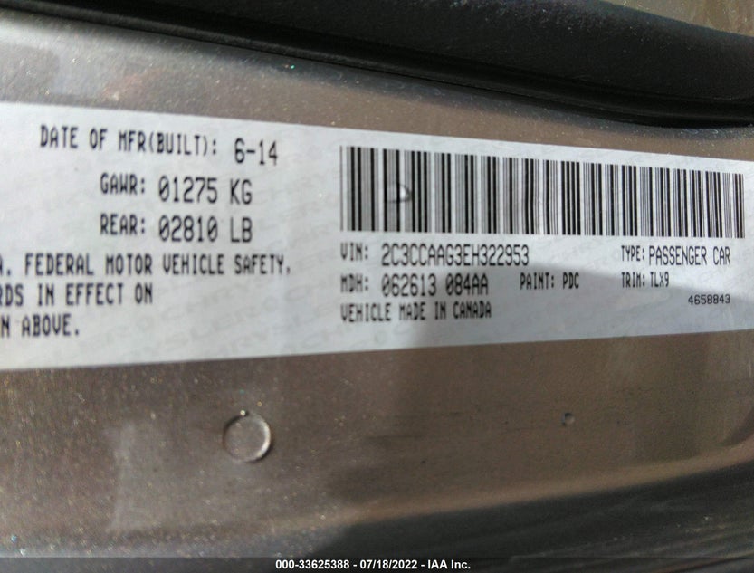 2C3CCAAG3EH322953