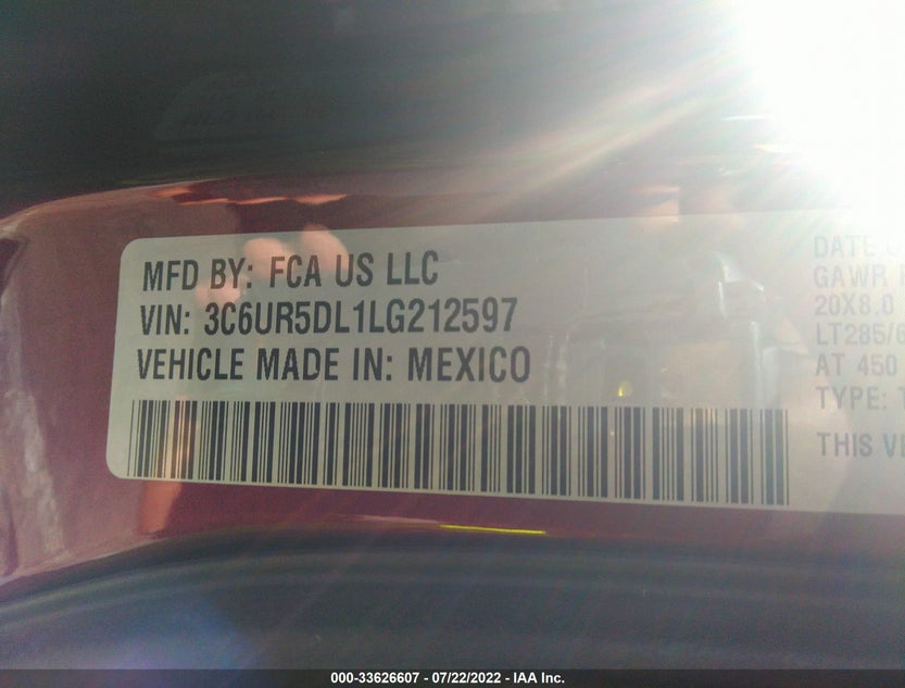 3C6UR5DL1LG212597
