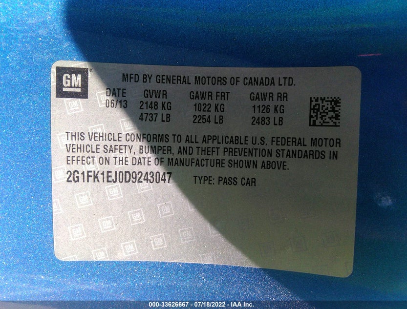 2G1FK1EJ0D9243047
