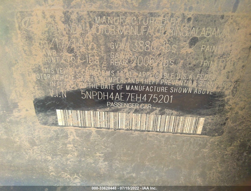 5NPDH4AE7EH475201